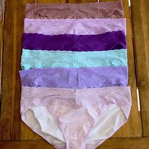 Natori bliss perfection panties NEW (6 pairs)